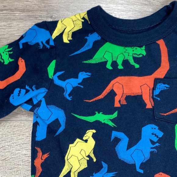 Like New GAP Dinosaur Long Sleeve Shirt 12-18 Months - Picture 8 of 10